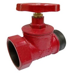 Клапан (вентиль) пожарный прямой КПК-65-2 муфта/цапка