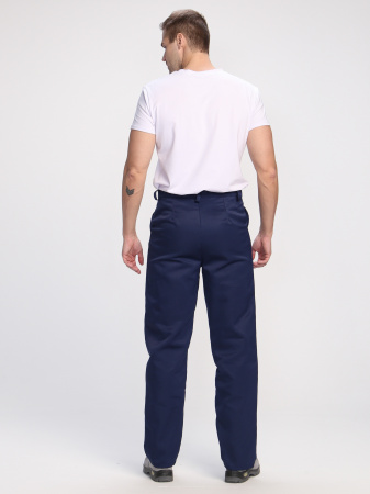 Костюм Стандарт (тк.Смесовая,210) брюки СТ, т.синий/васильковый