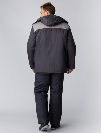 Куртка зимняя Фаворит NEW (Балтекс, 210), темно-серый/серый