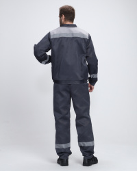 Костюм Легион-1 СОП NEW (тк.Смесовая,210) брюки, т.серый/св.серый