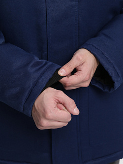 Куртка зимняя Бригада NEW (тк.Смесовая,210), т.синий/оранжевый