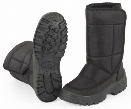 Сапоги женские Дутые Аляска ПВХ Step (арт.12-51-5), черный
