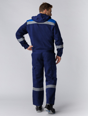 Костюм Нейч-2 СОП У. (тк.Смесовая,210) п/к, т.синий/васильковый