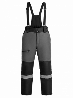 Брюки зимние ProfLineSpecialist (тк.Мембрана,180), серый/черный