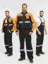 Костюм ProfLineBase-1 (тк.Твил,210) брюки, зеленый/черный/желтый