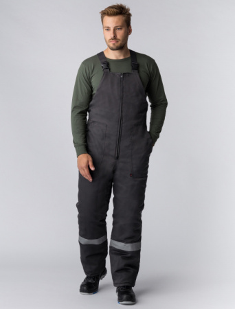 Костюм зимний Партнер NEW (тк.Смесовая,210) п/к, т.серый/оранжевый