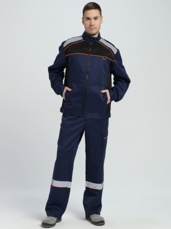 Костюм Практичный-2 СОП CH (тк.Смесовая,210) п/к, т.синий/черный