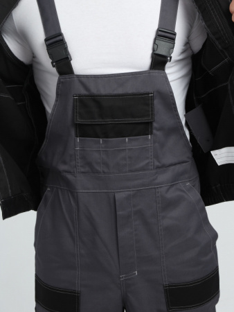 Костюм Виват-2 Премиум IMP (тк.Смесовая,240) п/к, серый/красный