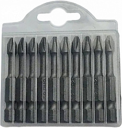Бита крестовая магнитная PH2 50 мм HQ S2 STRONG (10 шт.) Samtools