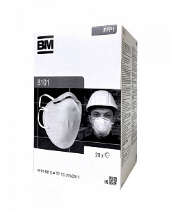Респиратор ВМ-8101 NR D FFP1 (4 ПДК) без клапана, чашеобразная, от аэрозолей (инд.упак.1х100)
