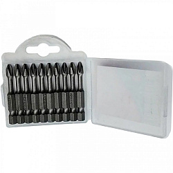 Бита крестовая магнитная PH2 50 мм HQ S2 STRONG (10 шт.) Samtools