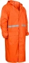 Плащ-дождевик оранжевый ПВХ 2XL (54-56) влагозащитный на молнии и кнопках SAMTOOLS