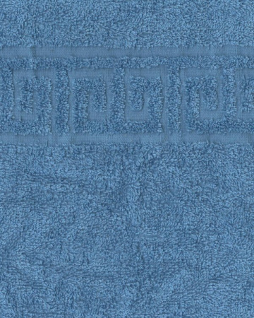 Полотенце махровое (50х90) голубой (heritage blue) 430 г/м2 (Туркмения) (х120)