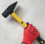 Перчатки нейлоновые с латексным обливом Samtools красно-черные (р. 9)