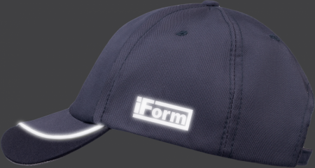 Бейсболка IFORM, т.серый-черный