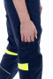 Брюки ACTIVE FLEX / АКТИВ ФЛЕКС, летние, т.синий-флуоресцентный желтый