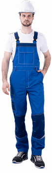 Полукомбинезон ТУРБО SAFETY летний, василек-синий