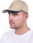 Бейсболка IFORM, бежевый-т.серый