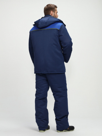 Костюм зимний Фаворит-1 (тк.Смесовая,210) брюки, т.синий/васильковый