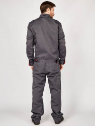 Костюм Фаворит-К (тк.Смесовая,210) брюки, т.серый/серый
