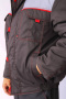 Куртка зимняя укороченная Фаворит NEW (Балтекс, 210), темно-серый/серый